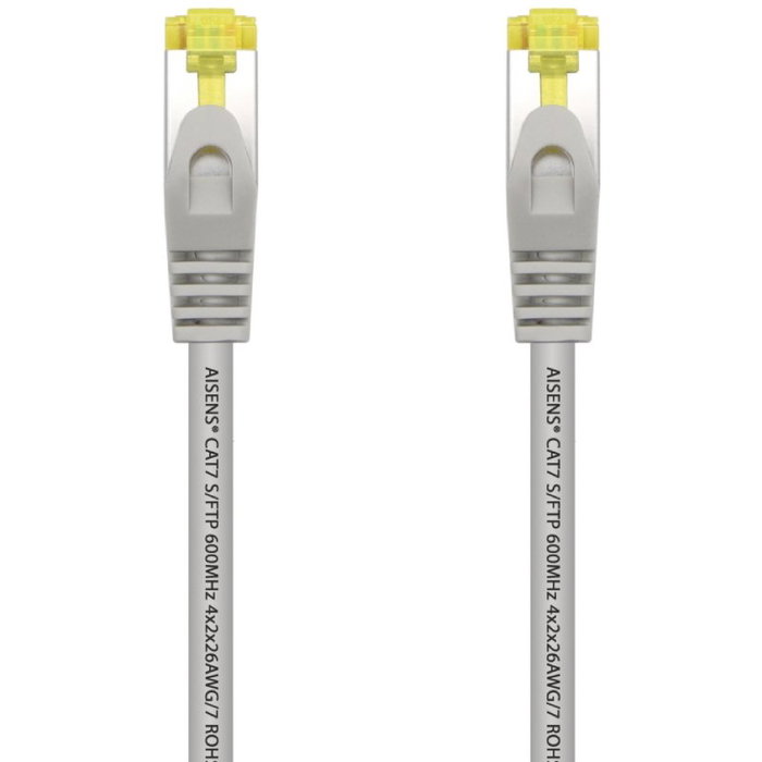 Aisens Cable de Red RJ45 Cat.7 S/FTP 25cm Gris Aisens Cable de Red RJ45 Cat.7 S/FTP 25cm Gris